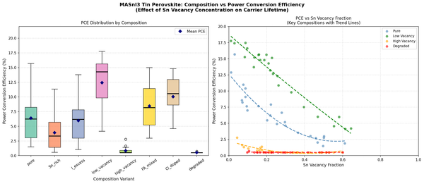 [Solar Lab | Week 2 Day 2] MASnI3 Tin Perovskite - AI Lab Simulation